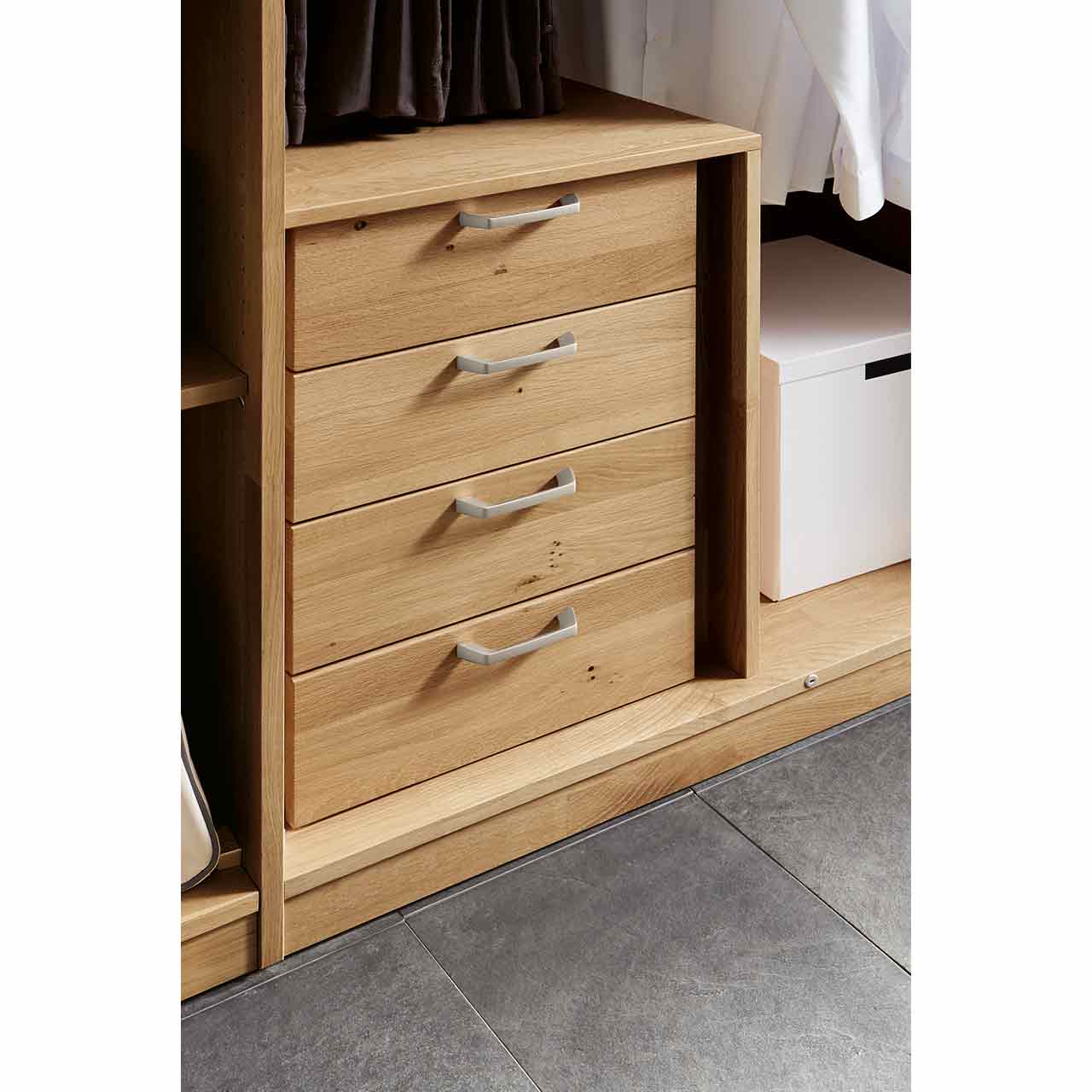 WSM1600_Einschubkasten Einbauschubkasten mit vier Schubkasten, zum Einbau im Kleiderschrank.