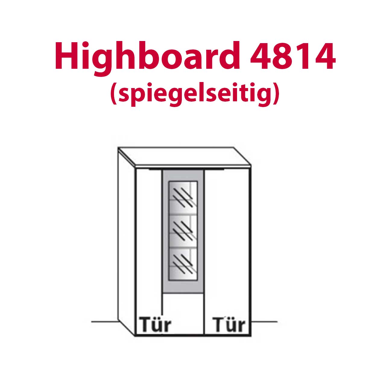 Wöstmann WM 1910 - Highboard 4813 & 4814