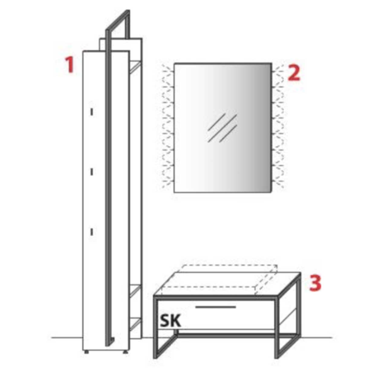 Wöstmann WM 1880 - Garderobe 1010 & 1110