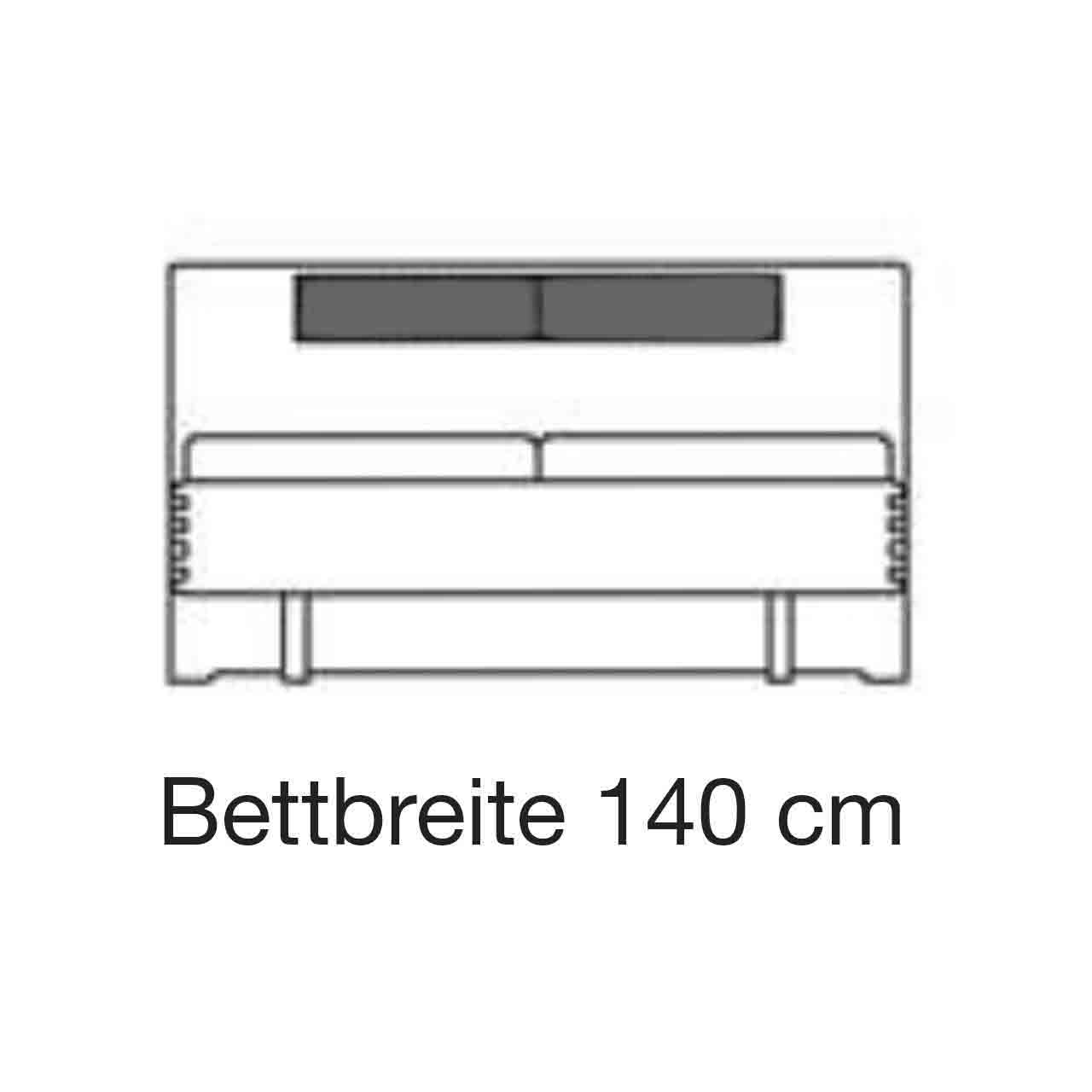 WSM 1600 - 140 x 200 cm Bett 1148