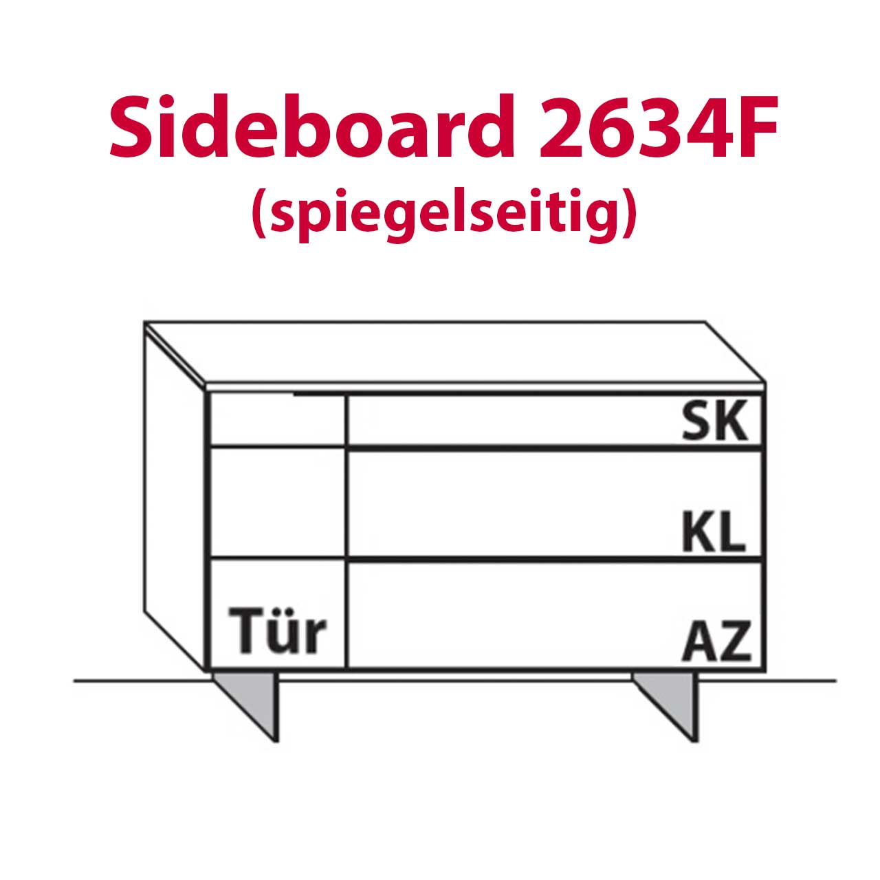 Wöstmann WM 1910 - Sideboard 2633F & 2634F