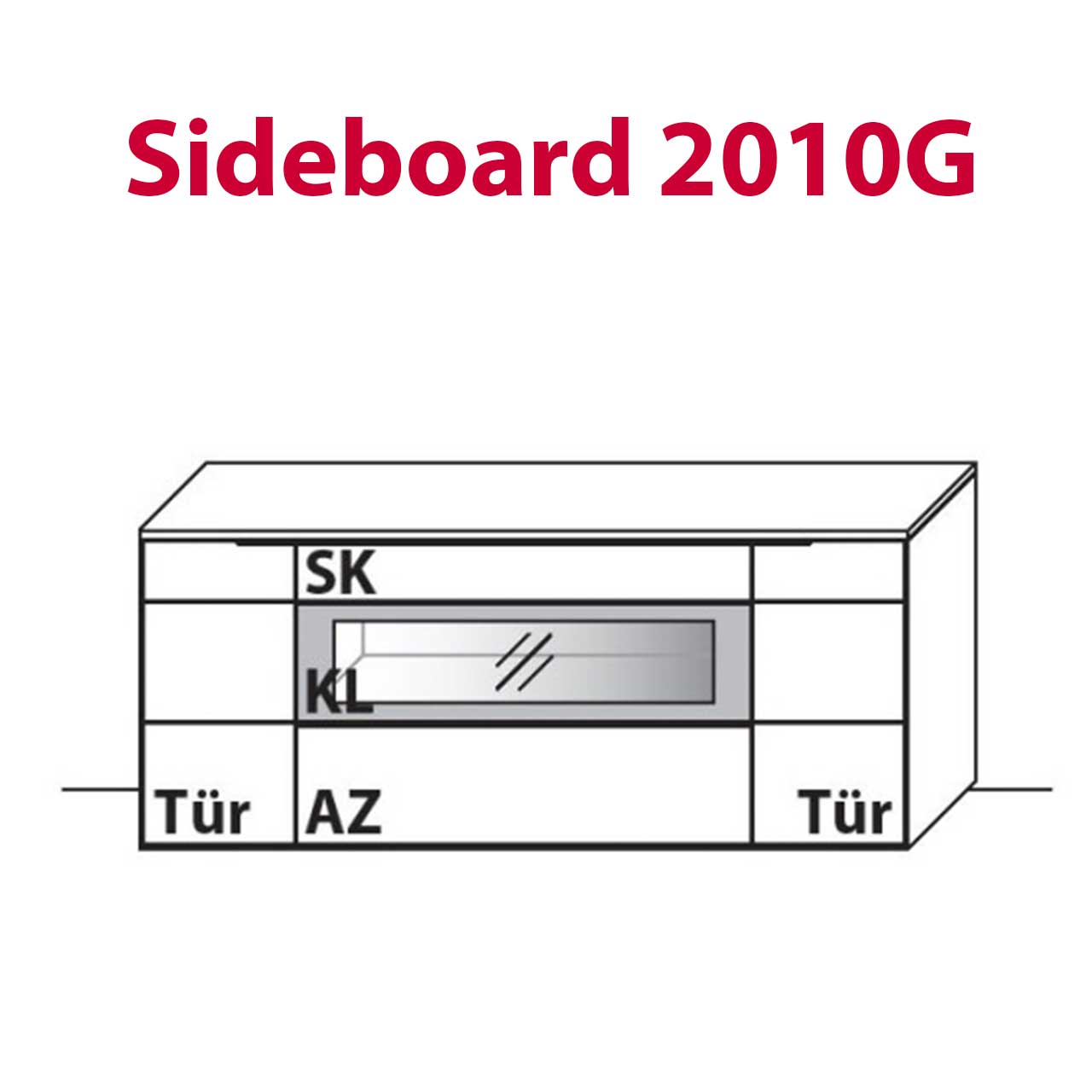 Wöstmann WM 1910 - Sideboard 2010G