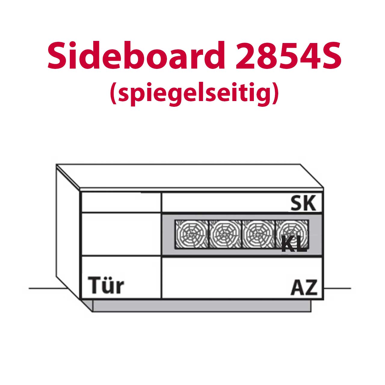 Wöstmann WM 1910 - Sideboard 2853S & 2854S