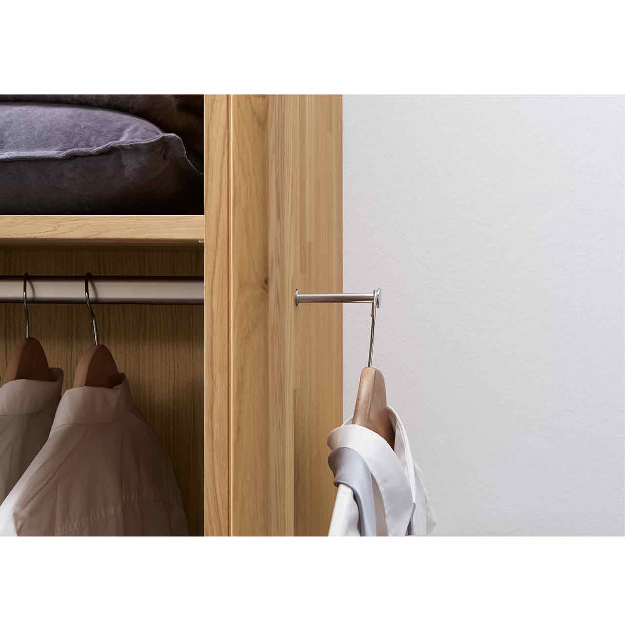 WSM1600_Ausziehbare_Kleiderstange_Schrankkorpus Ausziehbare Kleiderstange, wird seitlich außen am Kleiderschrank angebracht.