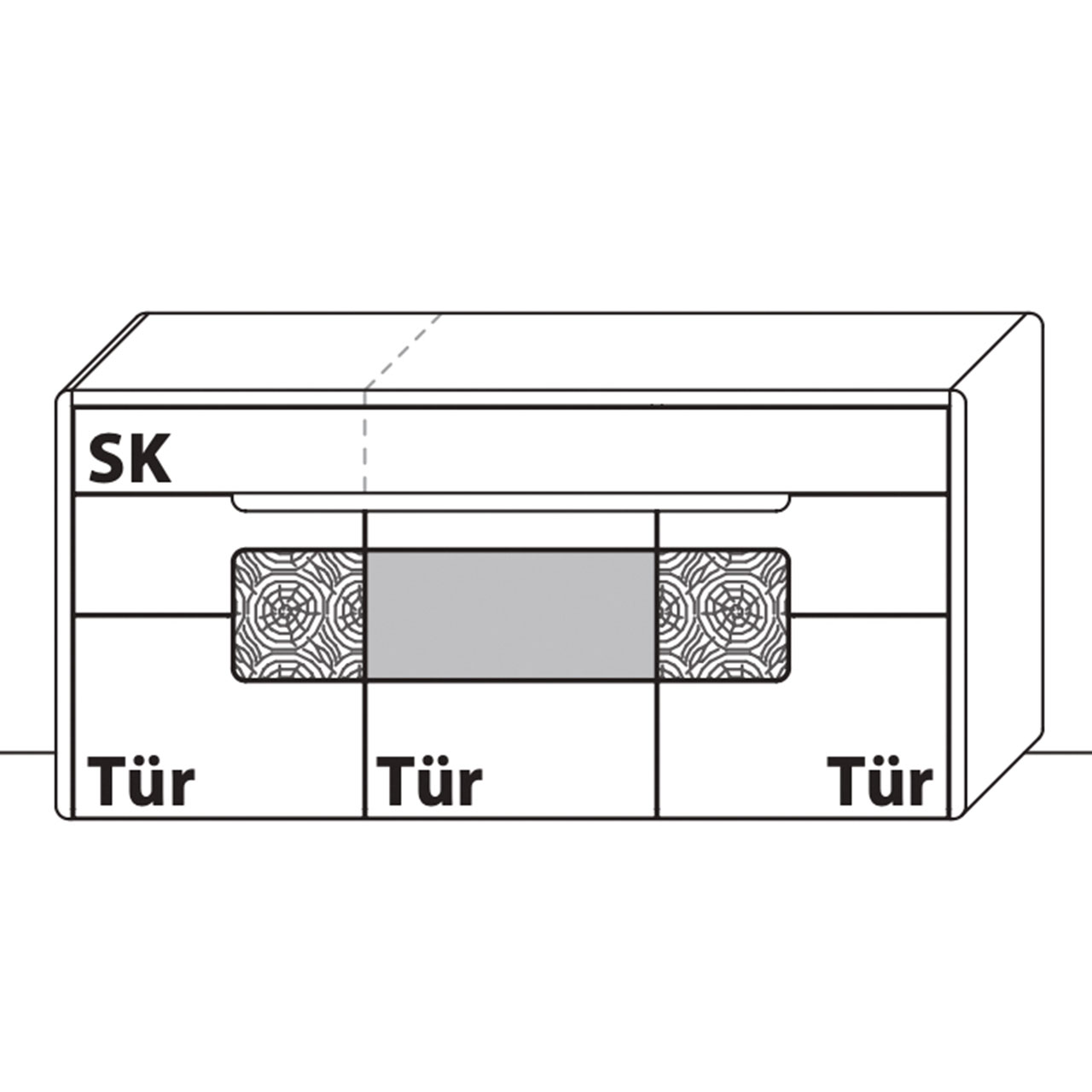 Wöstmann SOLENTO - Sideboard Type 2750