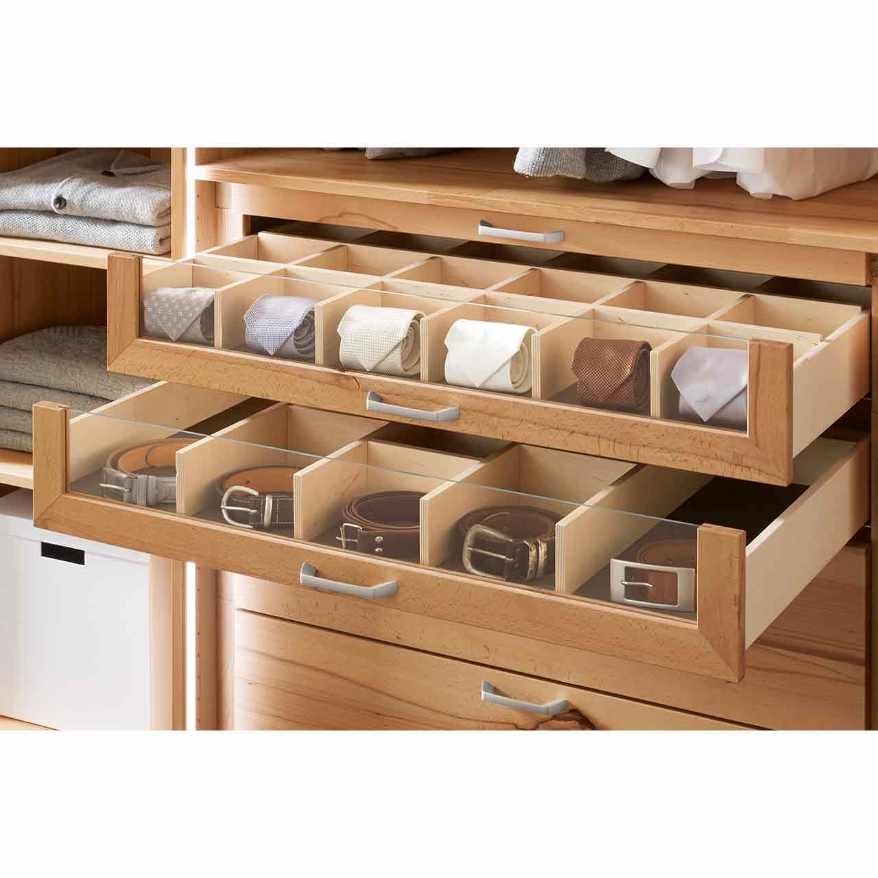 WSM1600_Innenschubkasten_Schubkasteneinsatz Glasinnschubkasten mit Schubkasteneinsatz