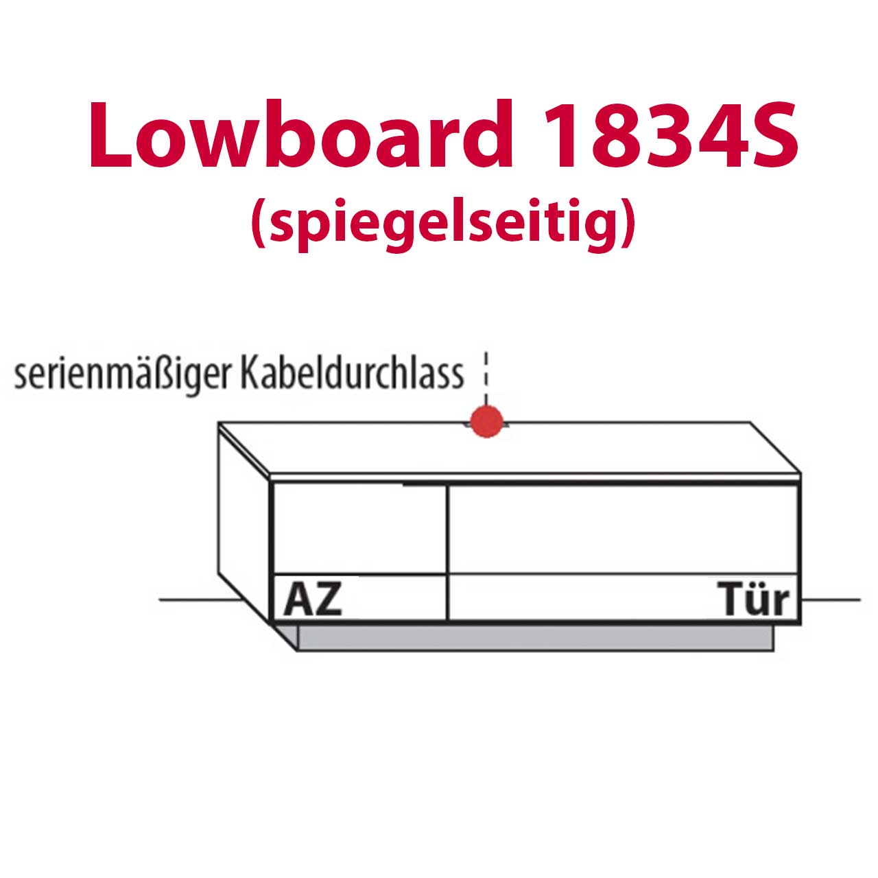 Wöstmann WM 1910 - Lowboard 1833S & 1834S