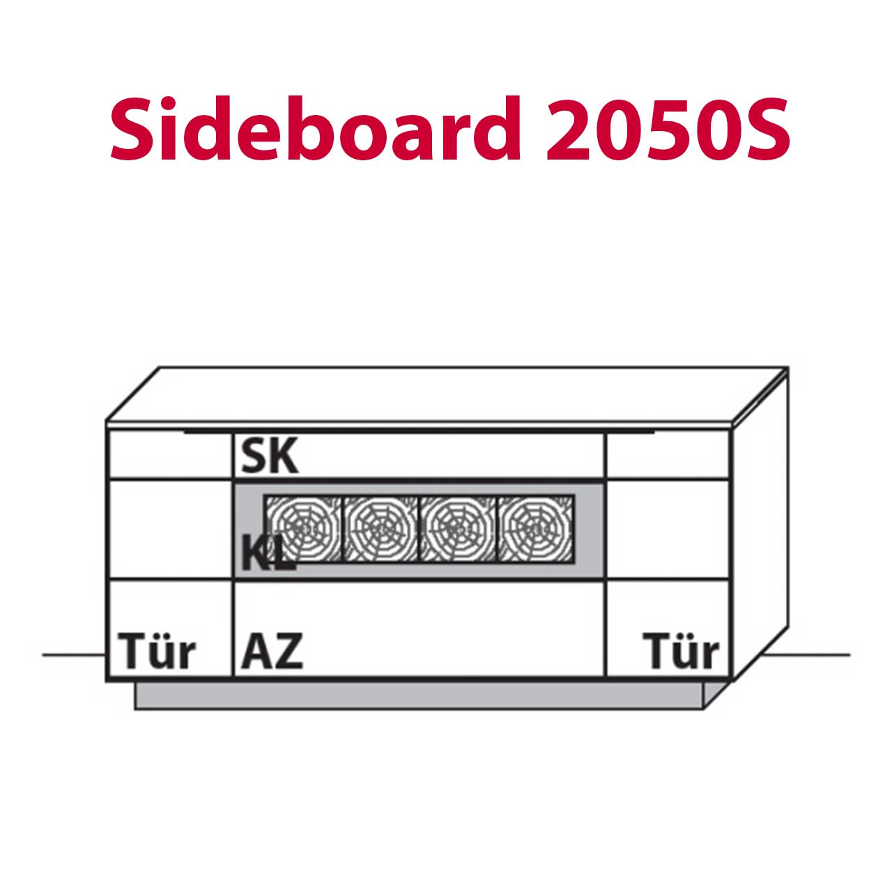 Wöstmann WM 1910 - Sideboard 2050S