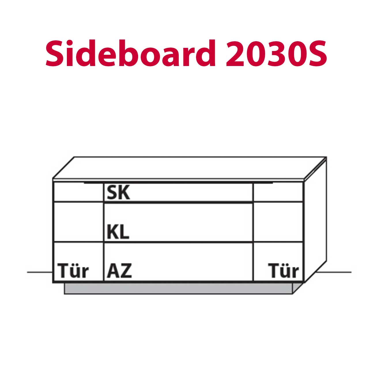 Wöstmann WM 1910 - Sideboard 2030S