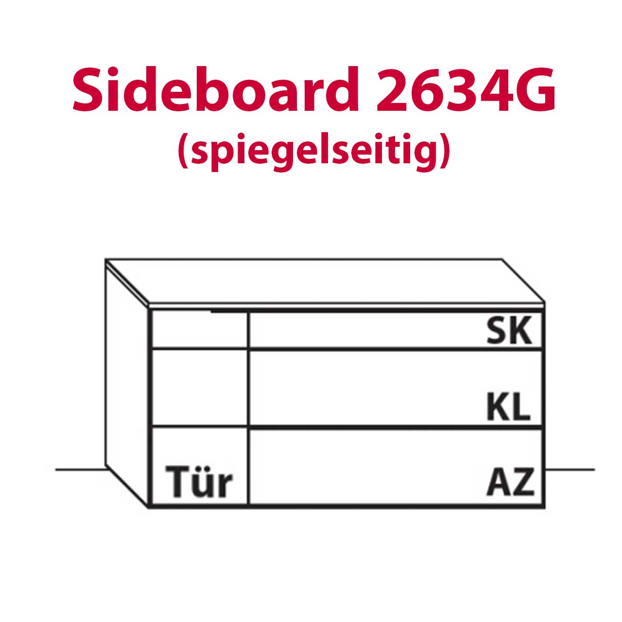 Wöstmann WM 1910 - Sideboard 2633G & 2634G