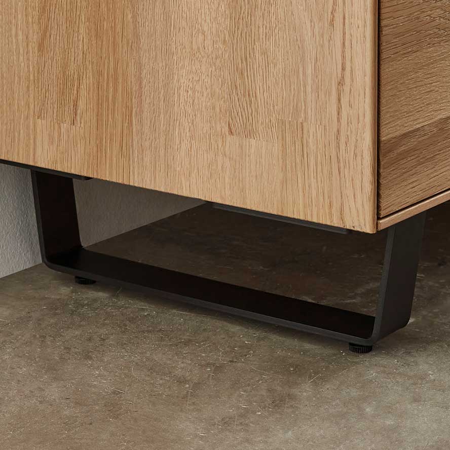 WM2520-Optionale Metallkufe WM2520-Optionale Metallkufen für Sideboards und Lowboards