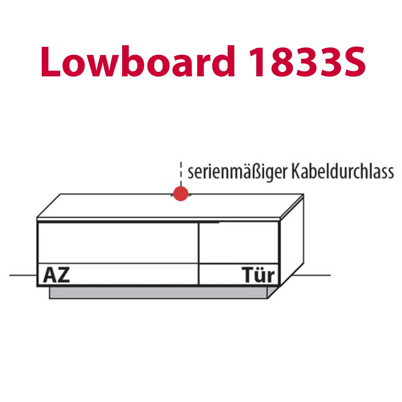 Wöstmann WM 1910 - Lowboard 1833S & 1834S