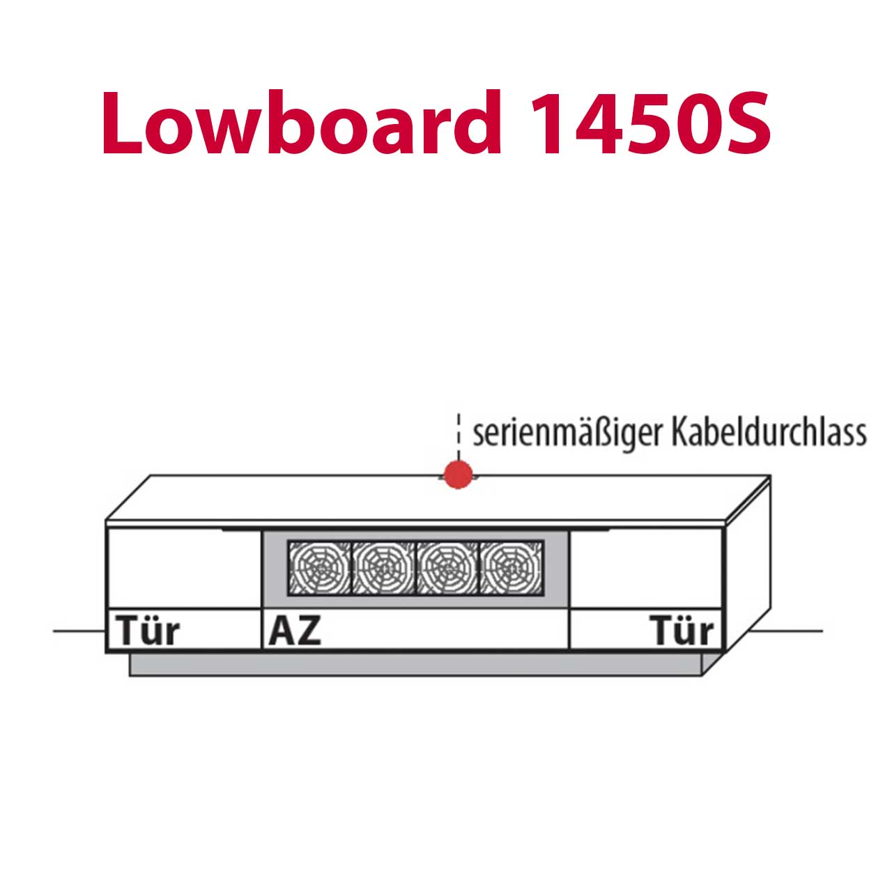Wöstmann WM 1910 - Lowboard 1450S