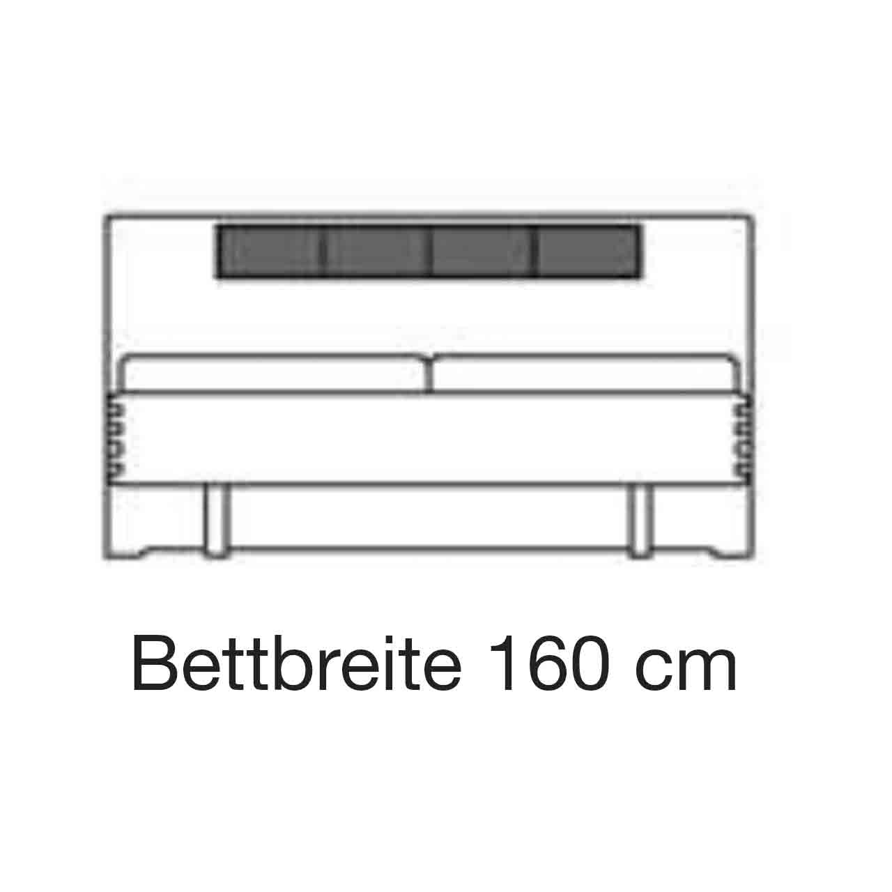 WSM 1600 - 160 x 200 cm Bett 1160