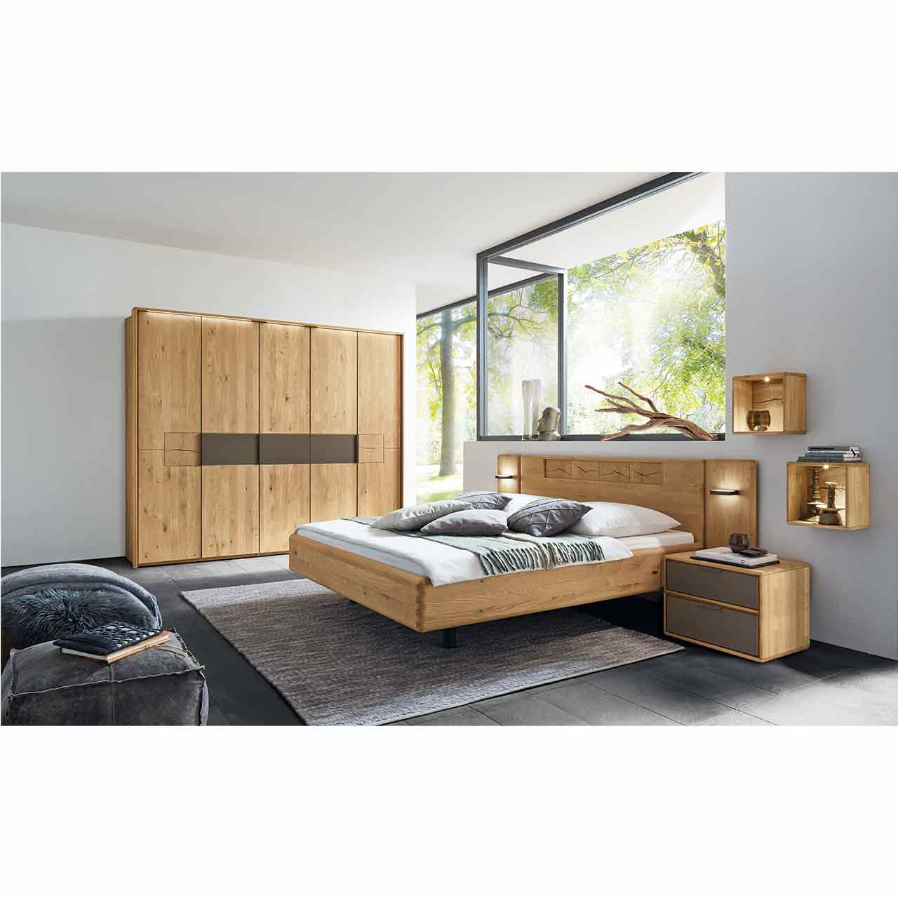 WSM 1600 - Schlafzimmer in Wildeiche 1007