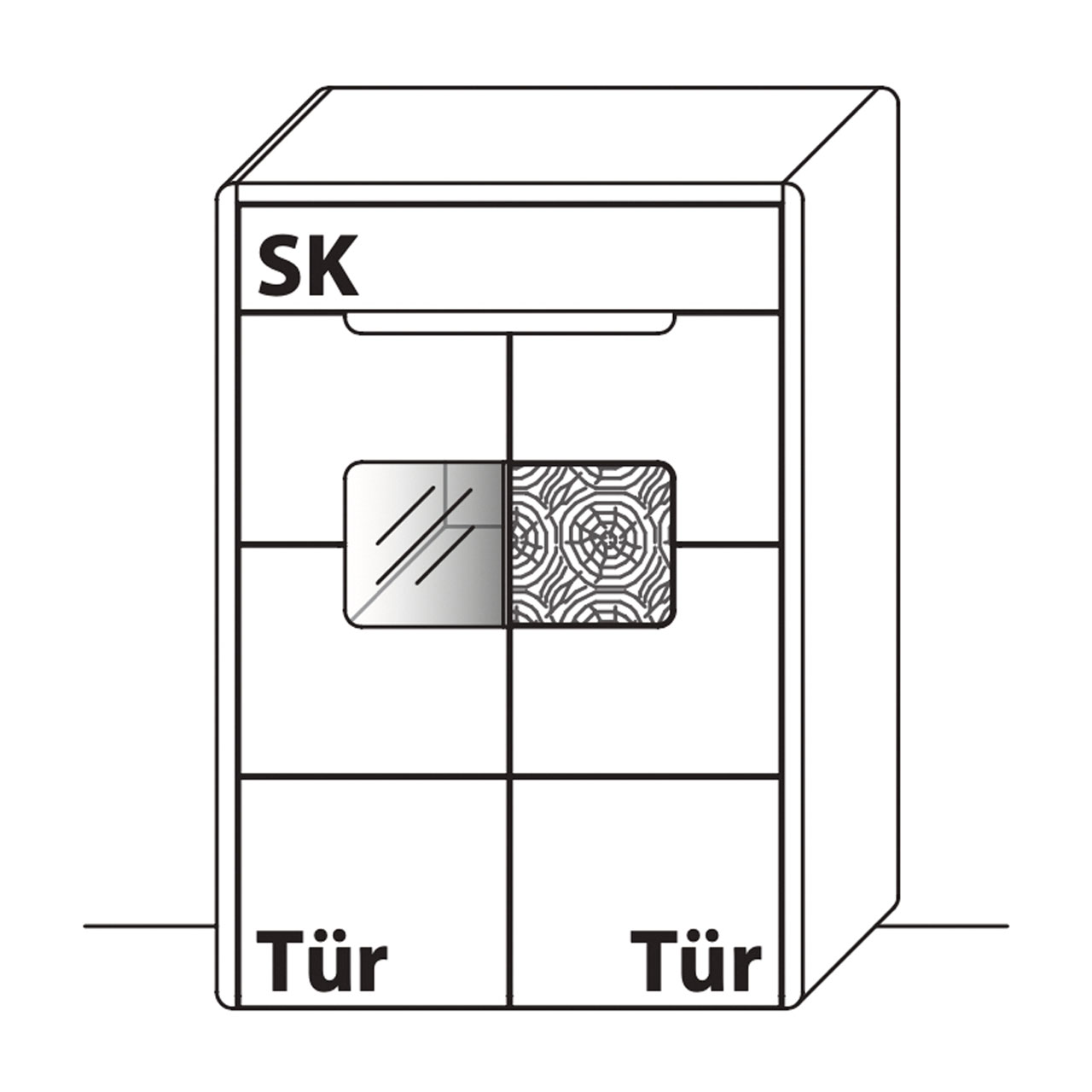 Wöstmann SOLENTO - Highboard Type 3843 oder 3844