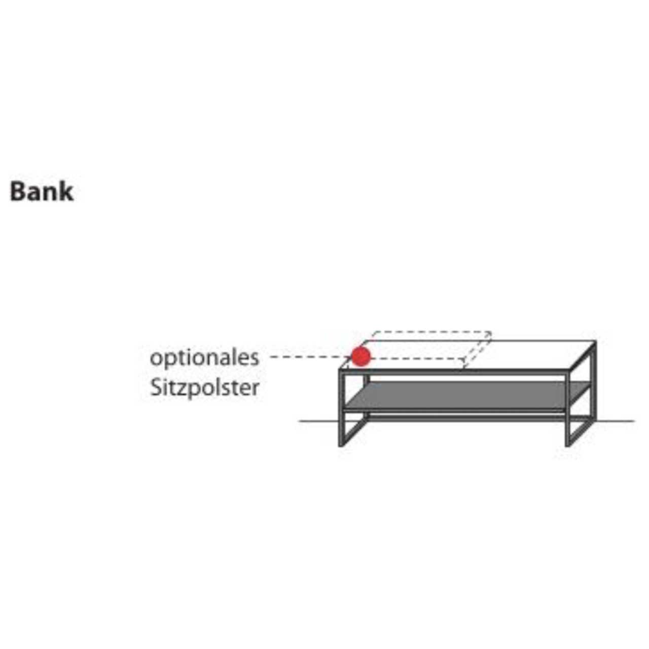 Wöstmann WM 1880 - Garderobenbank 1250