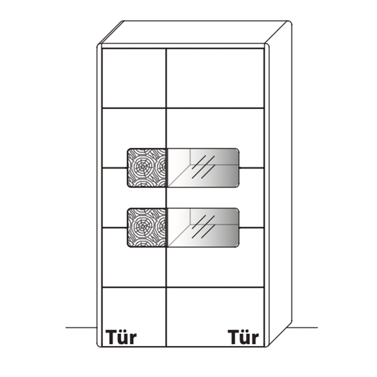 Wöstmann SOLENTO - Zeilenschrank Type 5144