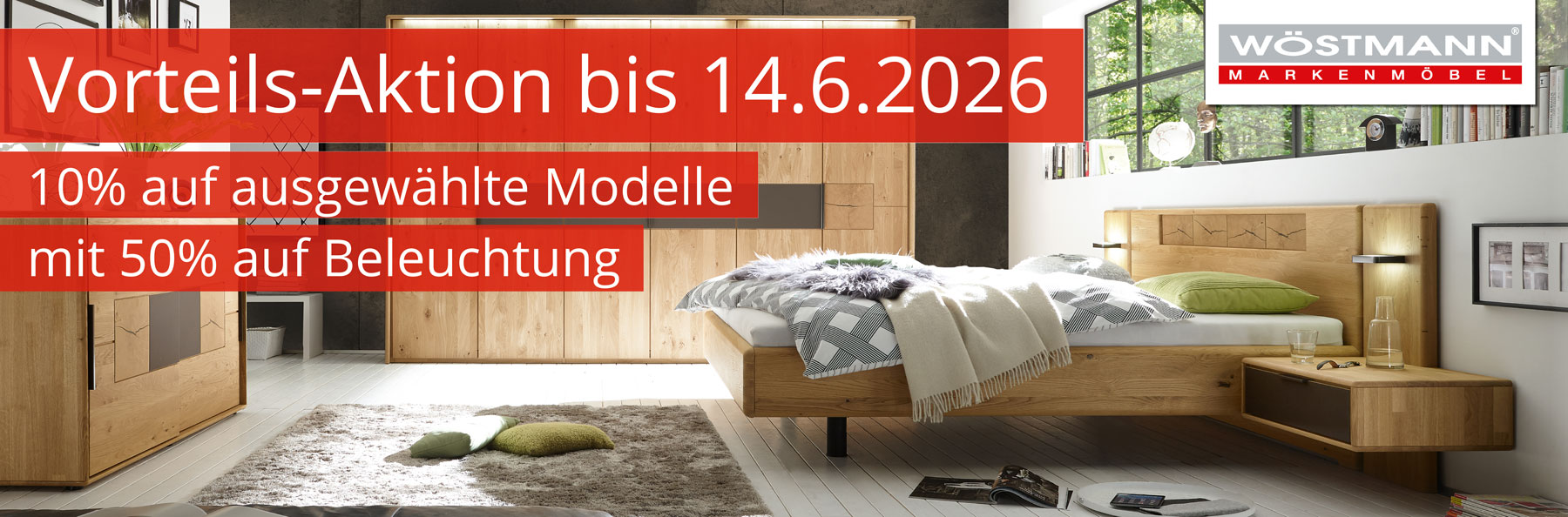 Vorteils-Aktion: 10% auf ausgewählte Modelle mit 50% auf Beleuchtung