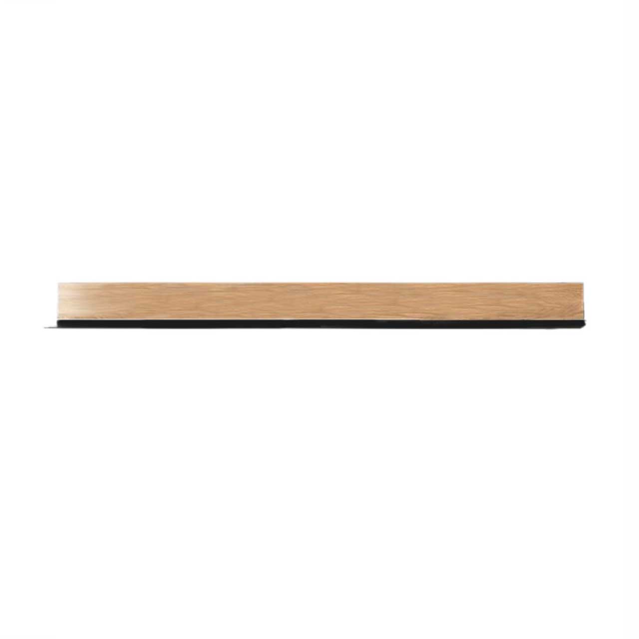 WM-1910-8145-Wandboard Wandboard 8145 in Wildeiche und carbonfarbigen Metall