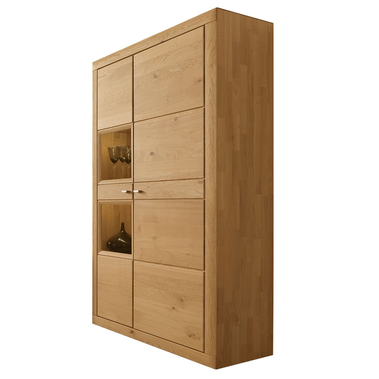 WM-aurum-kombi-schrank-4923-1 WM Aurum Kombinationsschrank, mit zwei Vitrinen Nischen,.
