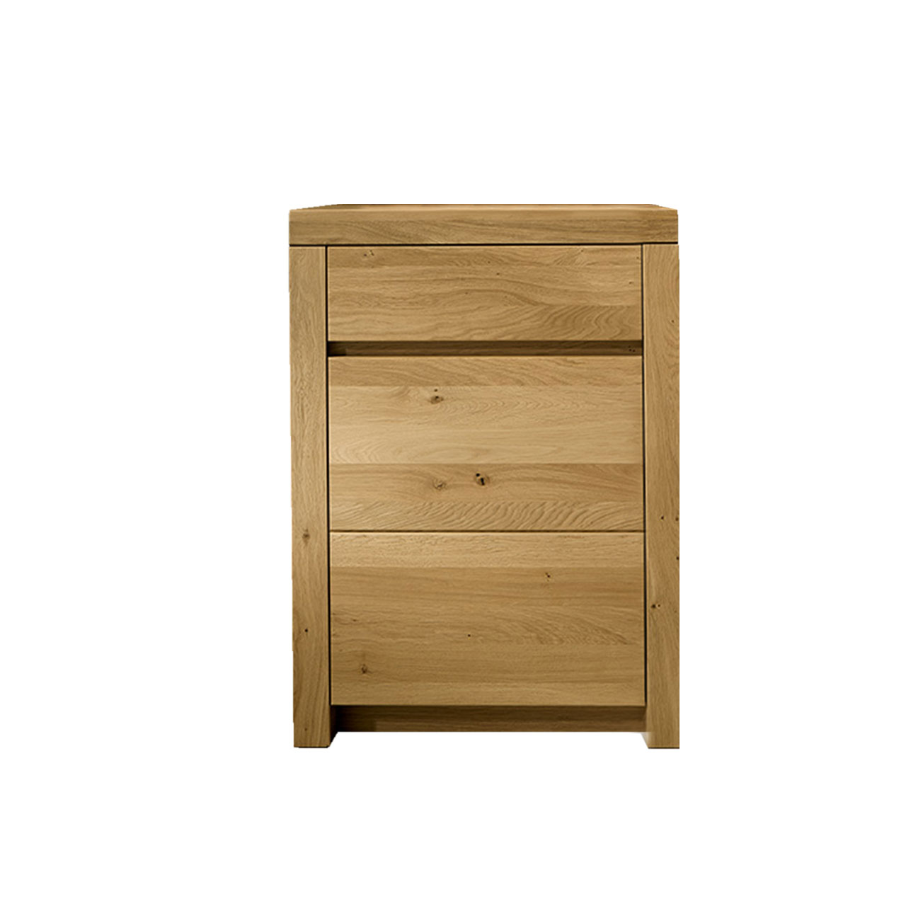 Sideboard in massiver Wildeiche Type 2736 mit ein Schubkasten und einer Tür Linksanschlag Type 2764 Rechtsanschlag, hinter Tür ist 1 Holzboden inklusive.