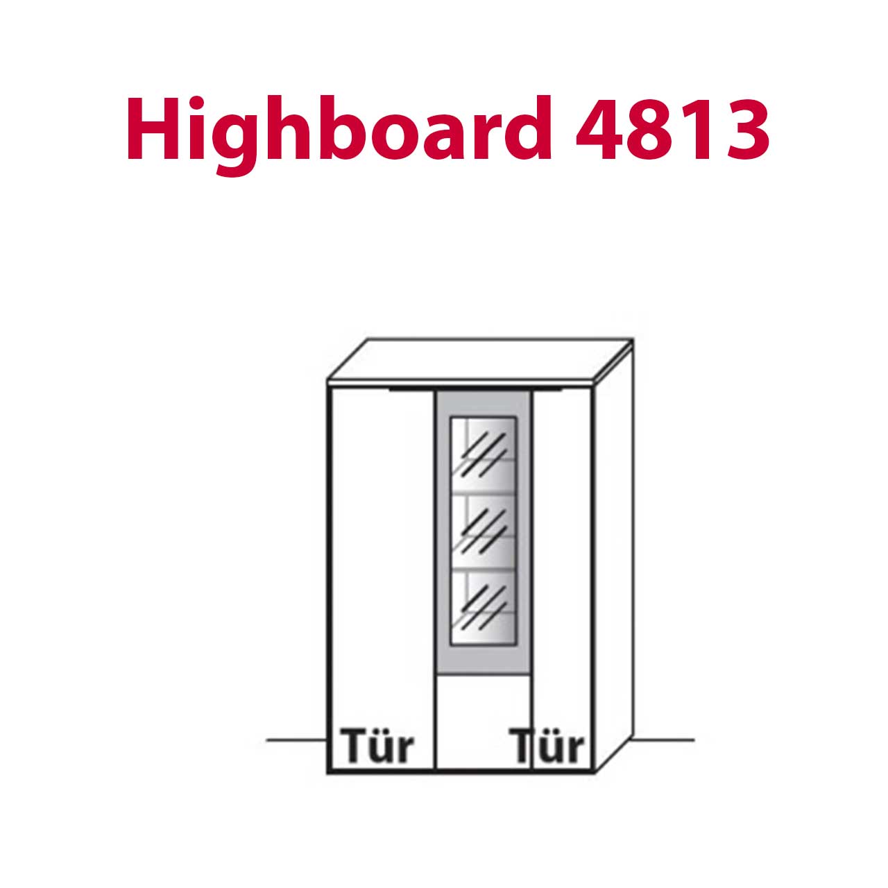 Wöstmann WM 1910 - Highboard 4813 & 4814