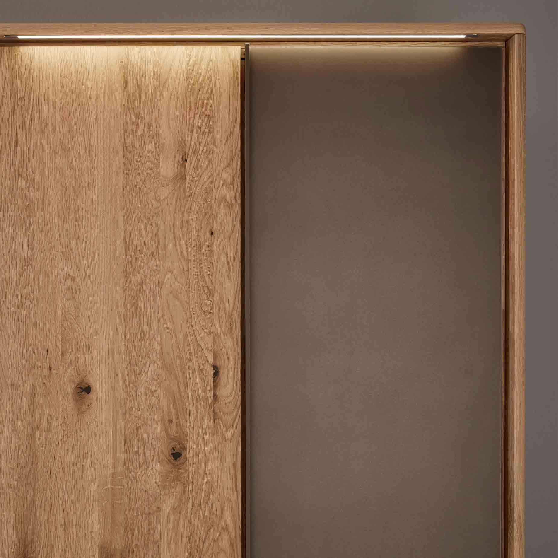 WSM 7100 - Kleiderschrank Mattglastür 6600MG