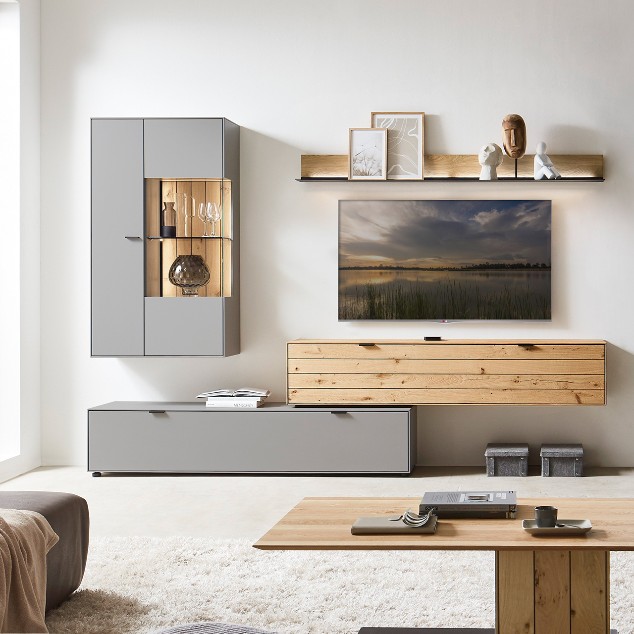 WM2380-Haengelement-14733-Ambiente Wöstmann WM 2380 - Wohnwand 0003