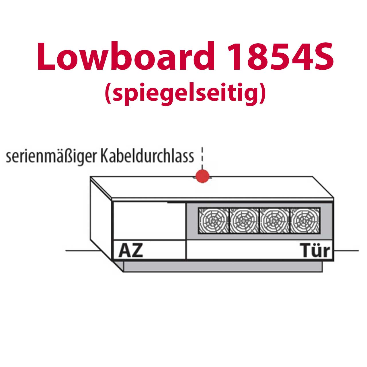 Wöstmann WM 1910 - Lowboard 1853S & 1854S