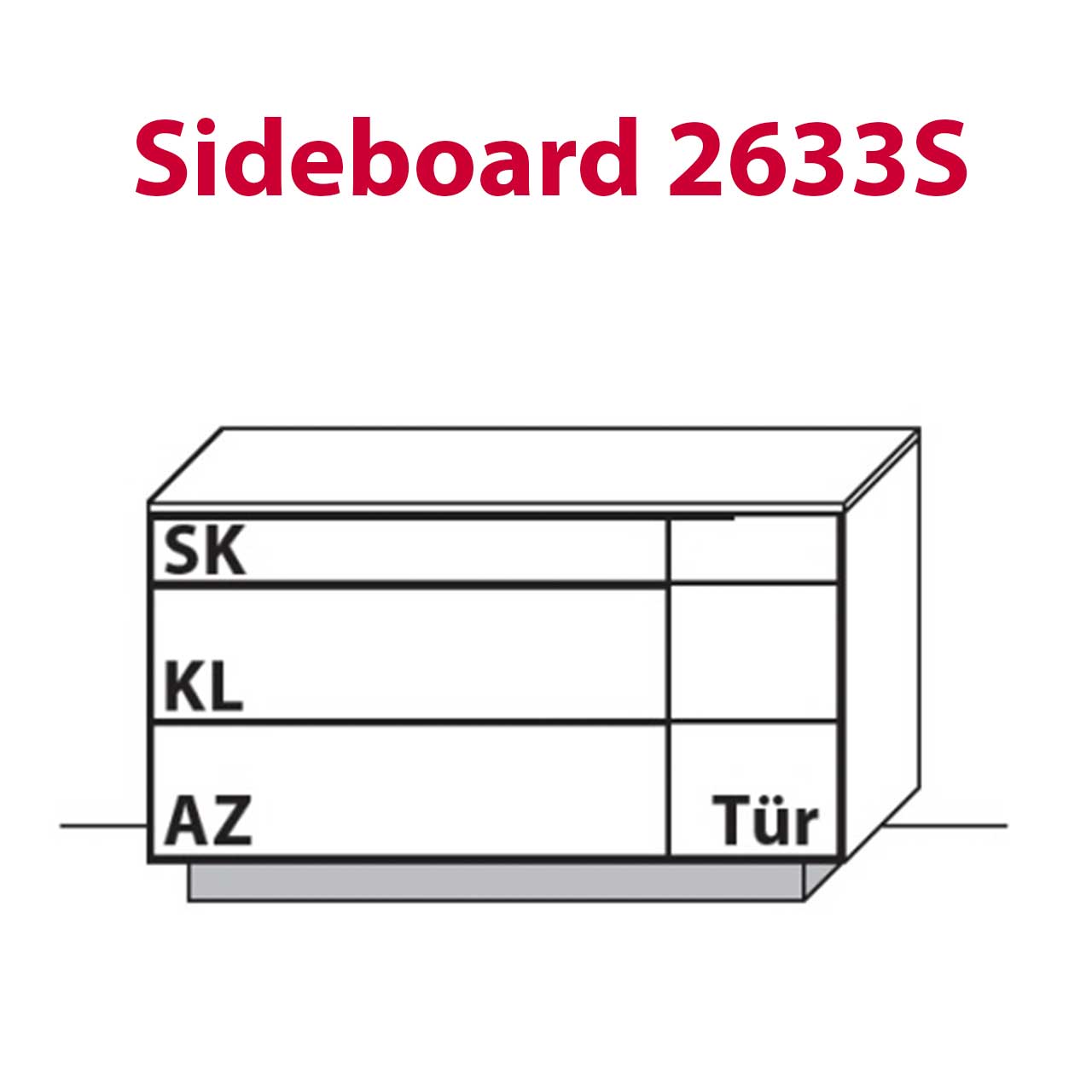 Wöstmann WM 1910 - Sideboard 2633S & 2634S