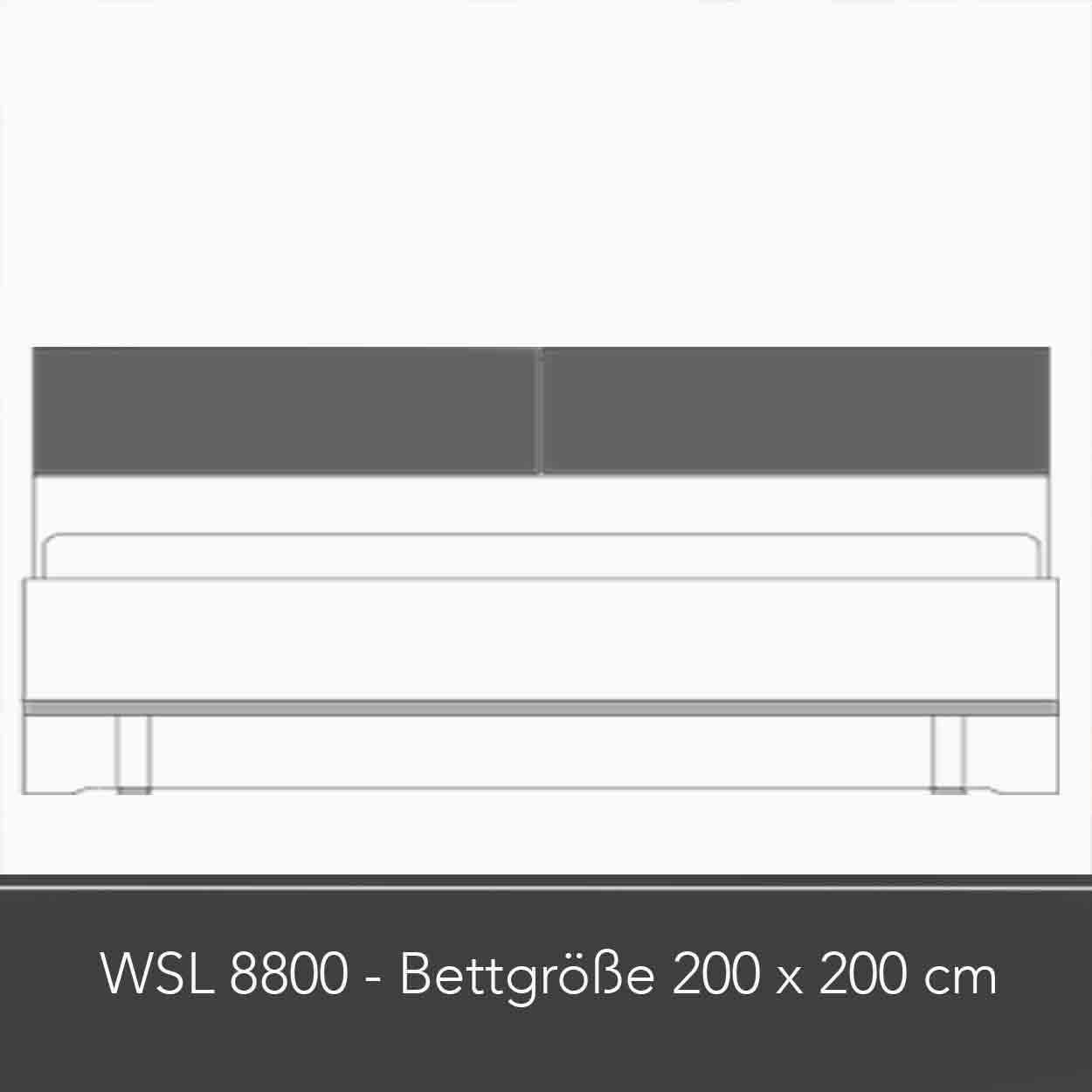 WSL 8800 Bettanlage in der Größe 200x200 cm