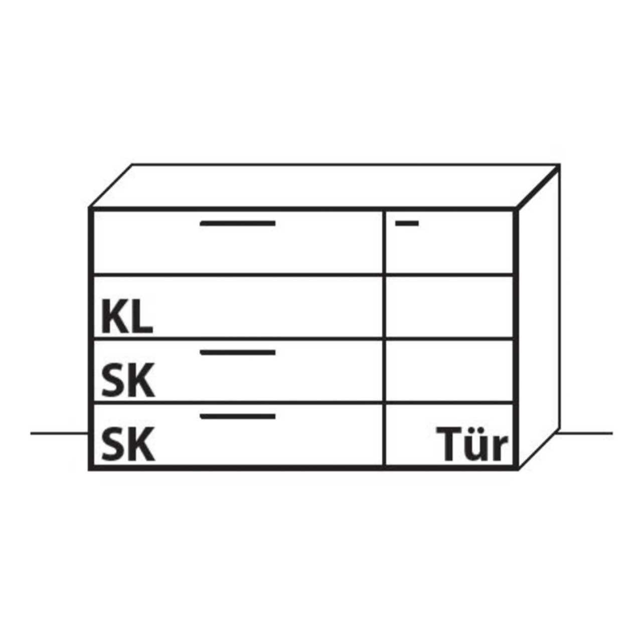 Wöstmann WM 1880 - Sideboard TYPE 3457 & 3458