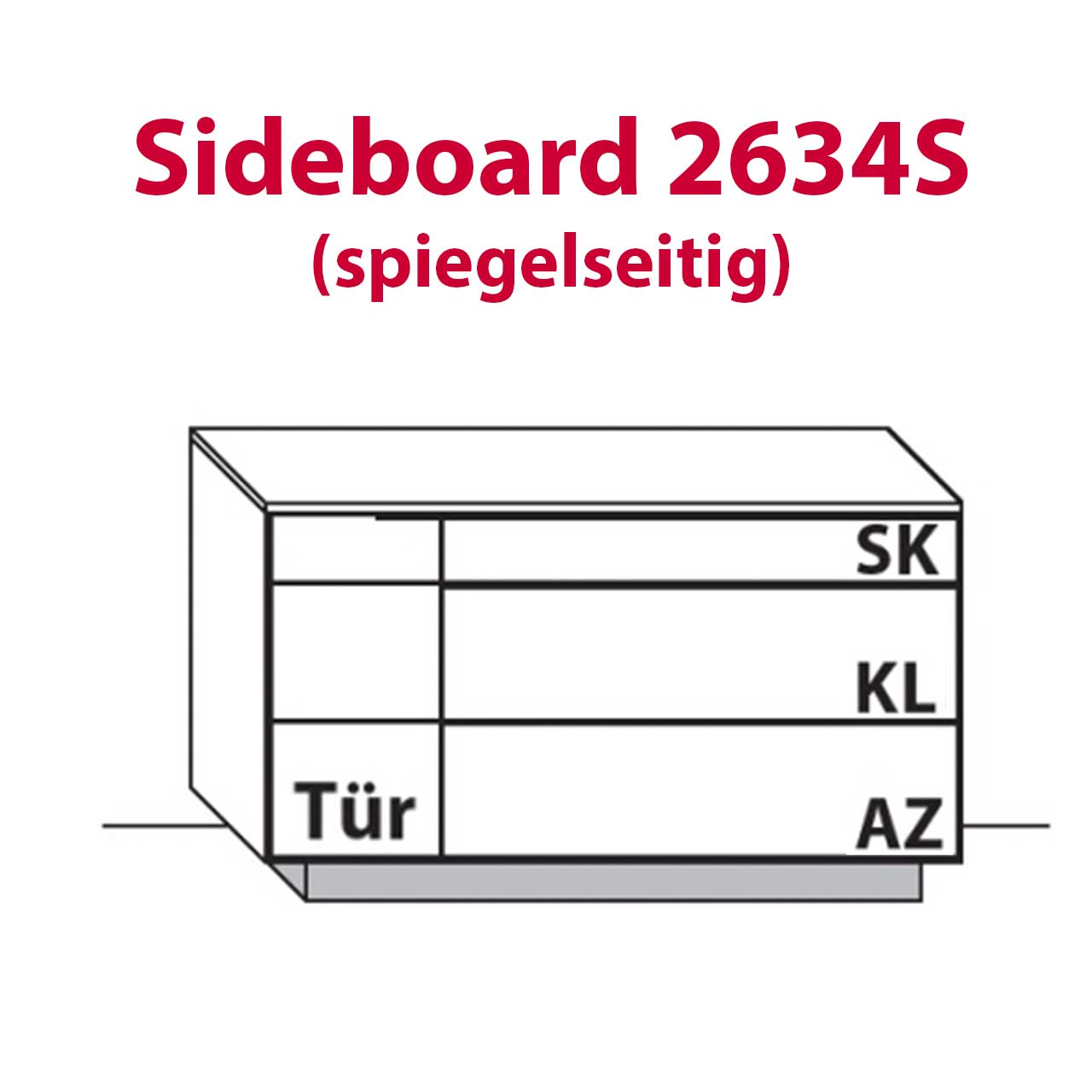 Wöstmann WM 1910 - Sideboard 2633S & 2634S