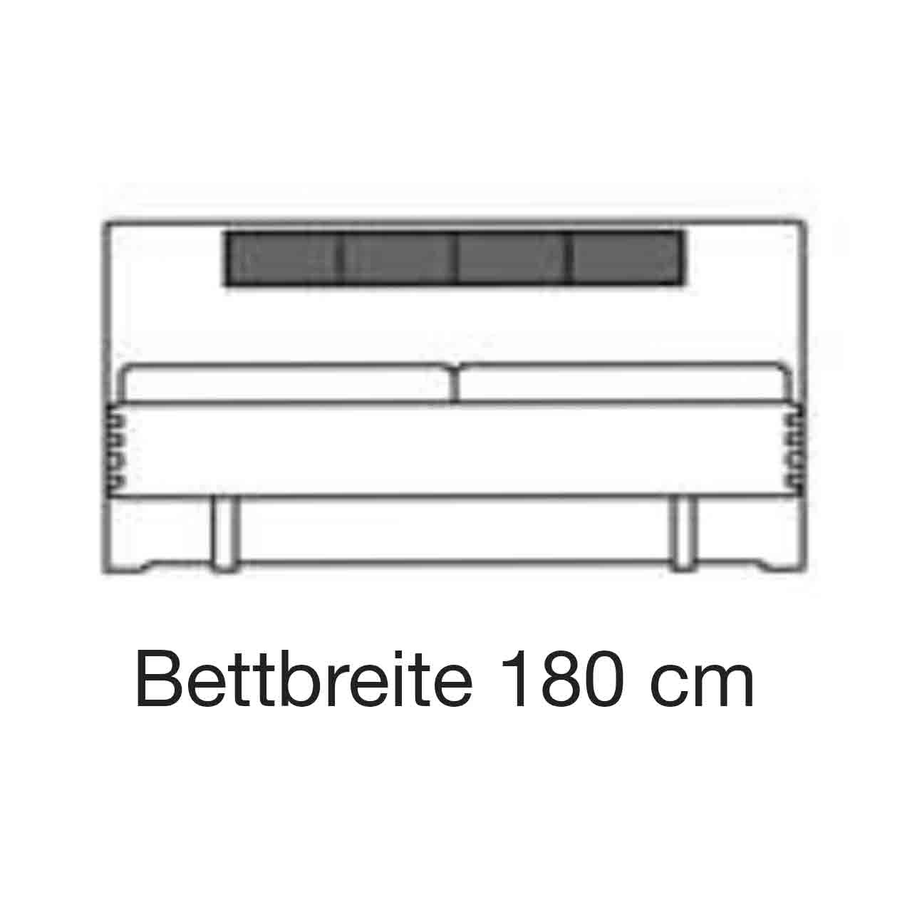 WSM 1600 - 180 x 200 cm Bett 1180