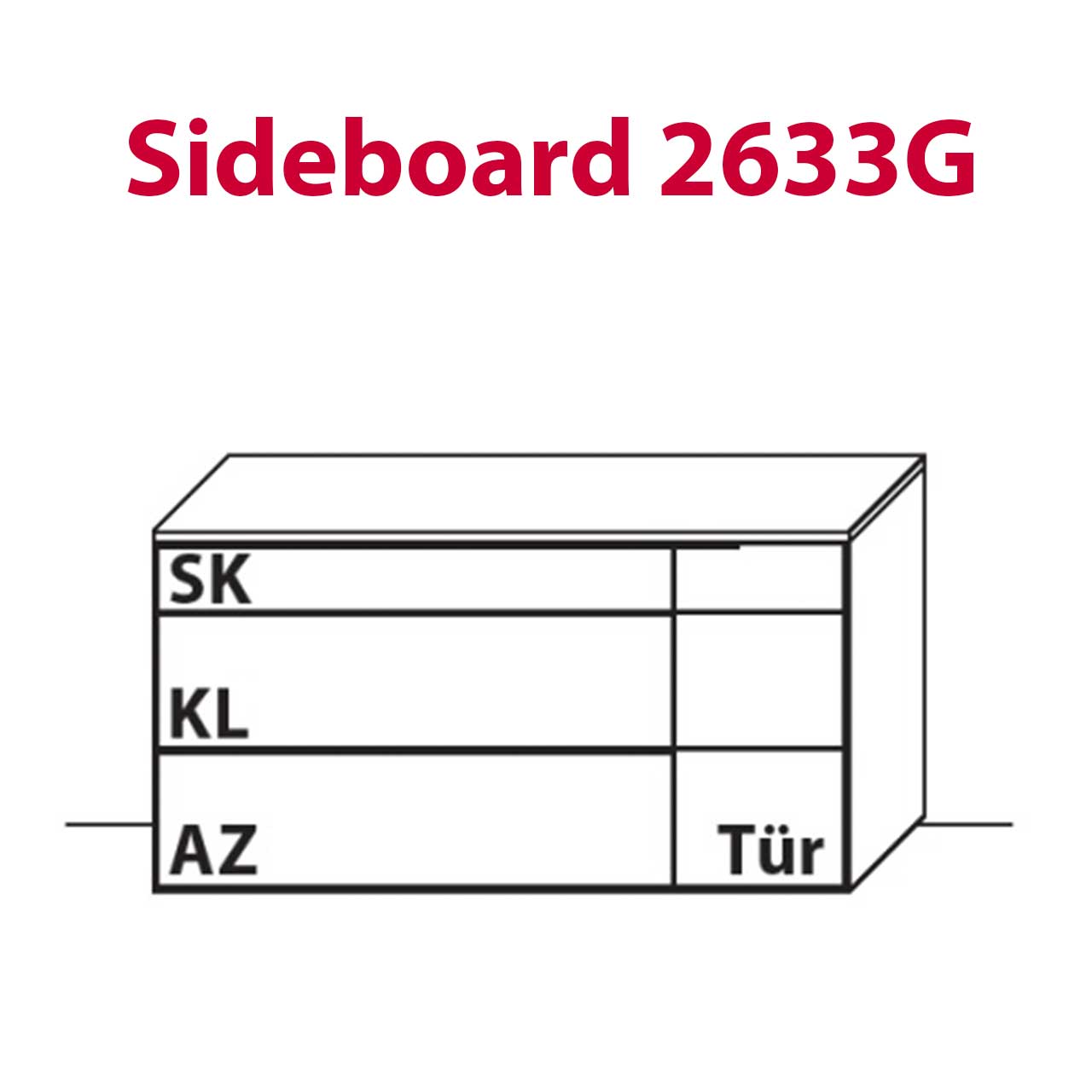 Wöstmann WM 1910 - Sideboard 2633G & 2634G