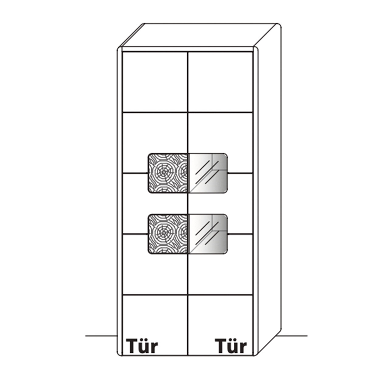 Wöstmann SOLENTO - Zeilenschrank Type 5844